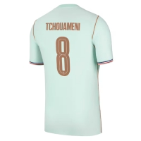 Camiseta Francia Aurelien Tchouameni #8 Segunda Equipación Replica Mundial 2026 mangas cortas